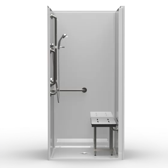 4LSS4238A5T ADA Transfer Shower Stall – Multi-Piece Code Compliant Alcove Unit