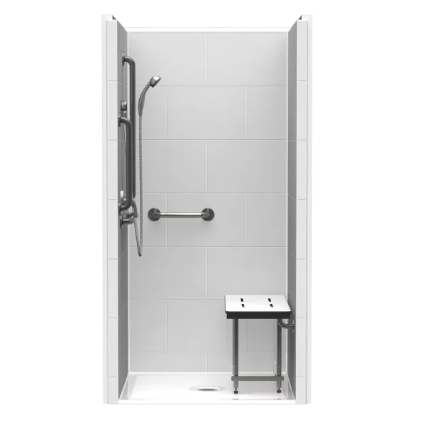 LG LB3S4238A5B -Single-piece barrier-free shower for residential bathroom installation Single-piece barrier-free shower for residential bathroom installation
