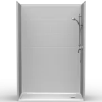 LG single-piece barrier-free shower LB3S6032E1B for residential bathrooms