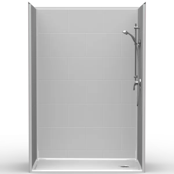 LG Single-Piece Barrier-Free Shower 60x32 Residential LG single-piece barrier-free shower LB3S6032E1B for residential bathrooms